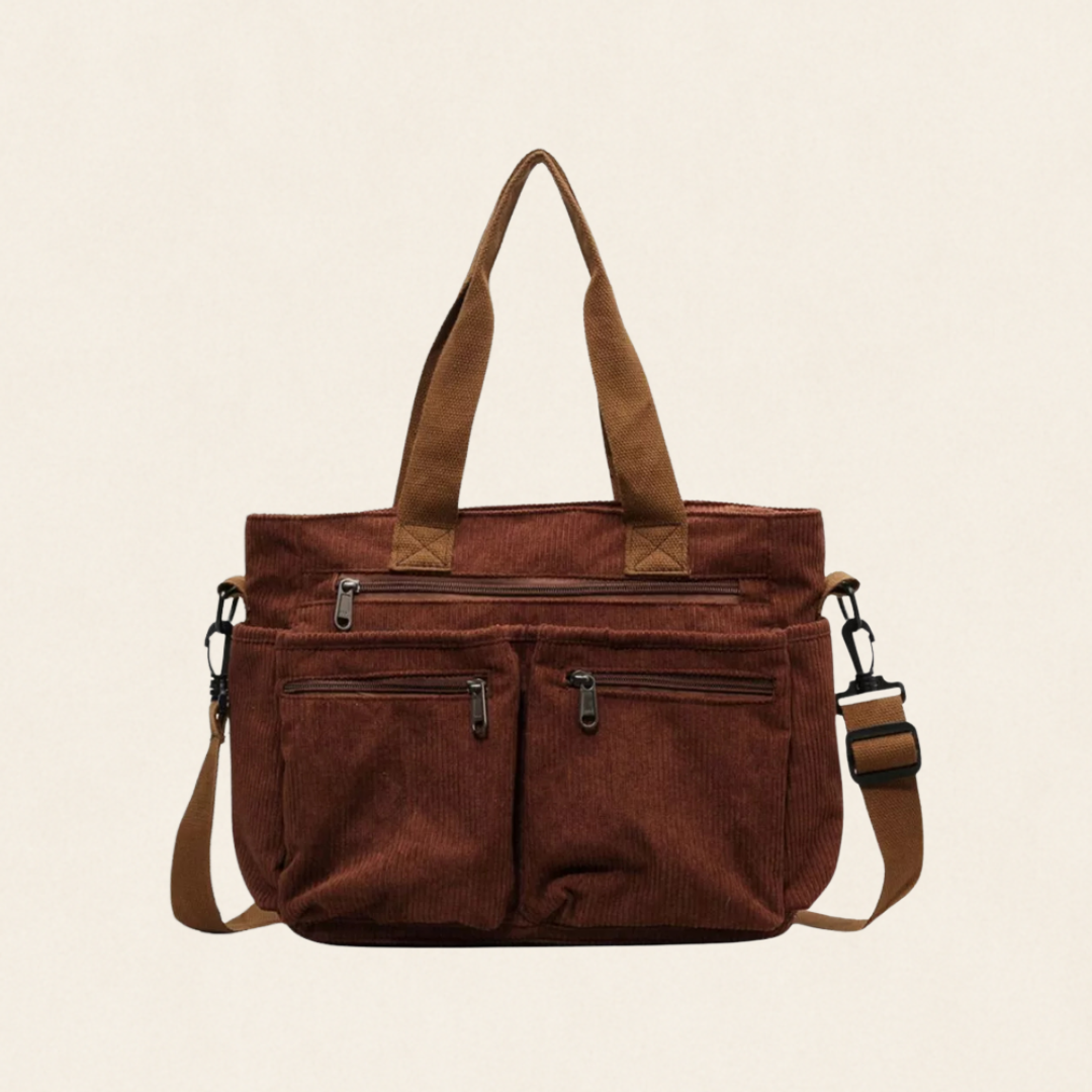 Urban Cord Tote - Shoulder Bag