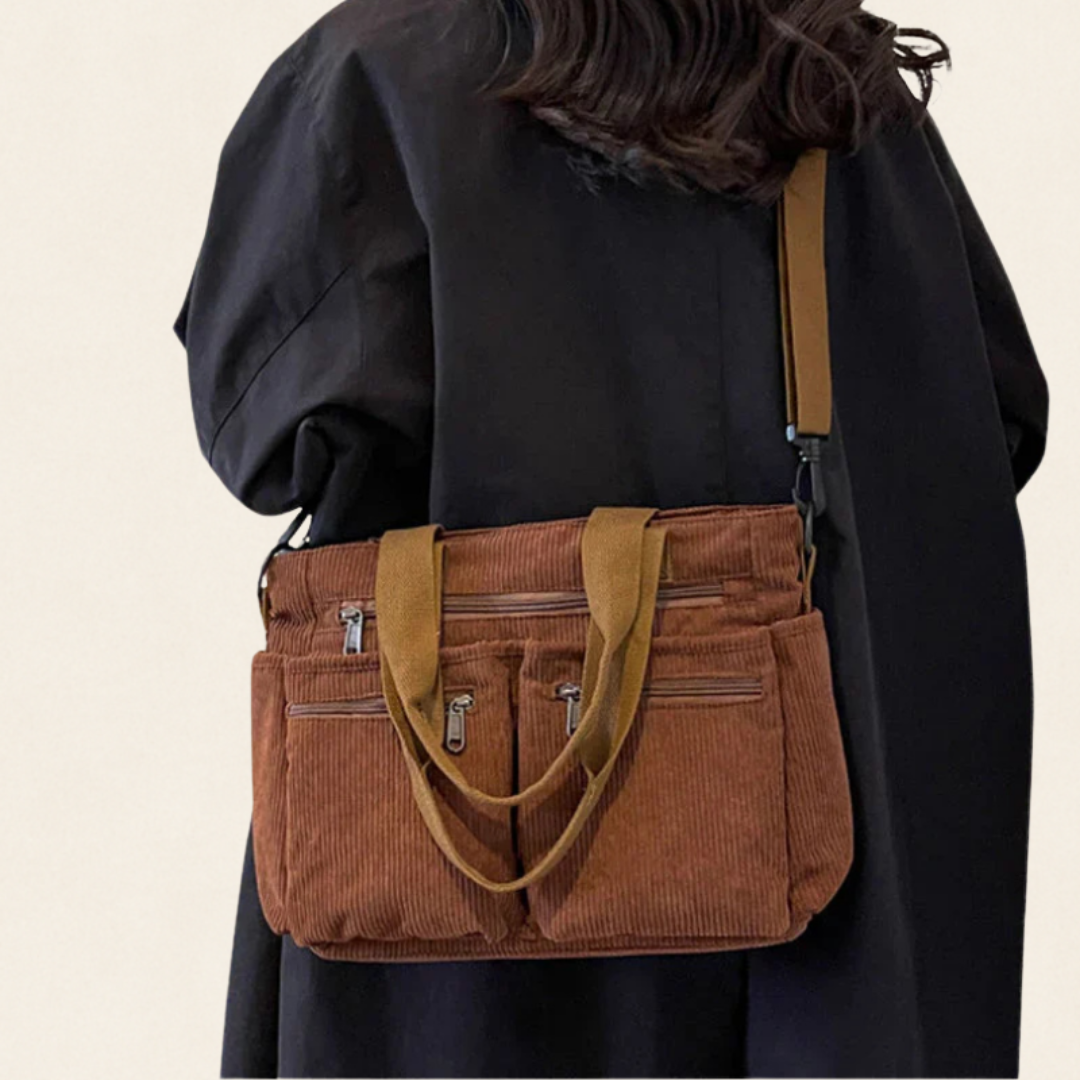 Urban Cord Tote - Shoulder Bag