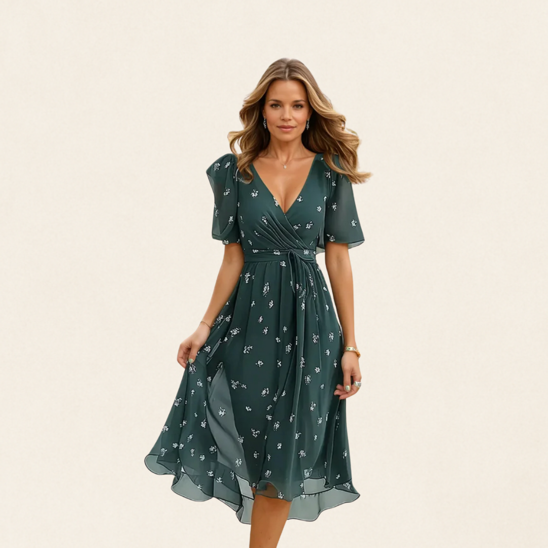 Annique - Women's V-Neck Dress