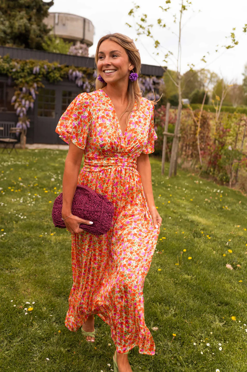 Merle - Midi Flowerdress