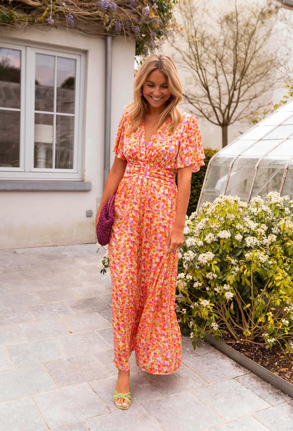 Merle - Midi Flowerdress