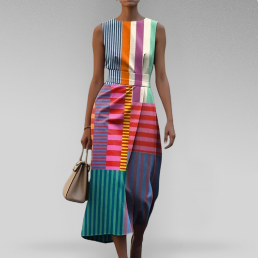 Tanya - Printed Sleeveless Dress