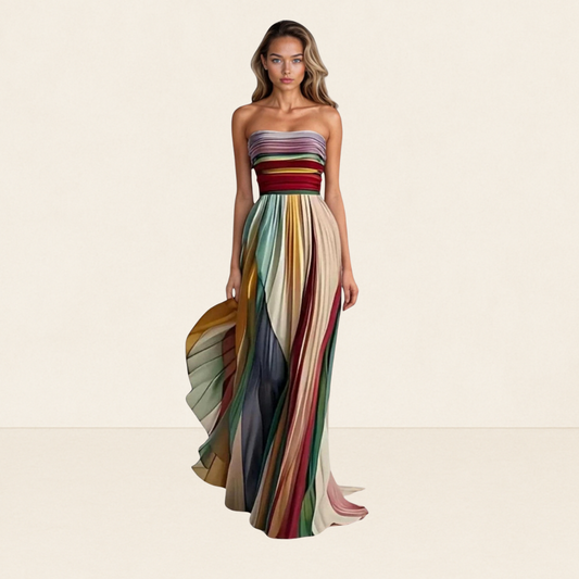 Flora - colorful sleeveless dress