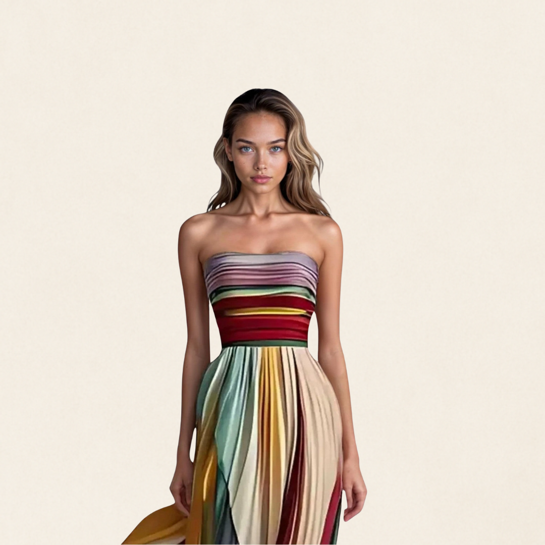 Flora - colorful sleeveless dress