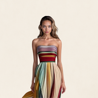 Flora - colorful sleeveless dress