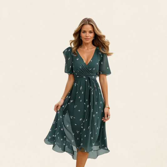 Annique - Women's V-Neck Dress
