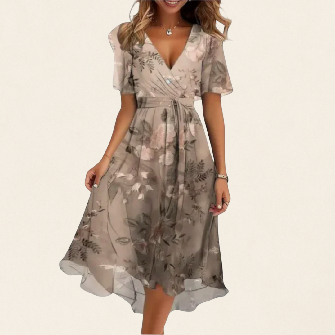 Annique - Women's V-Neck Dress
