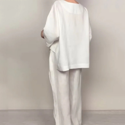 Angelica - Minimalist Wide-Leg Set